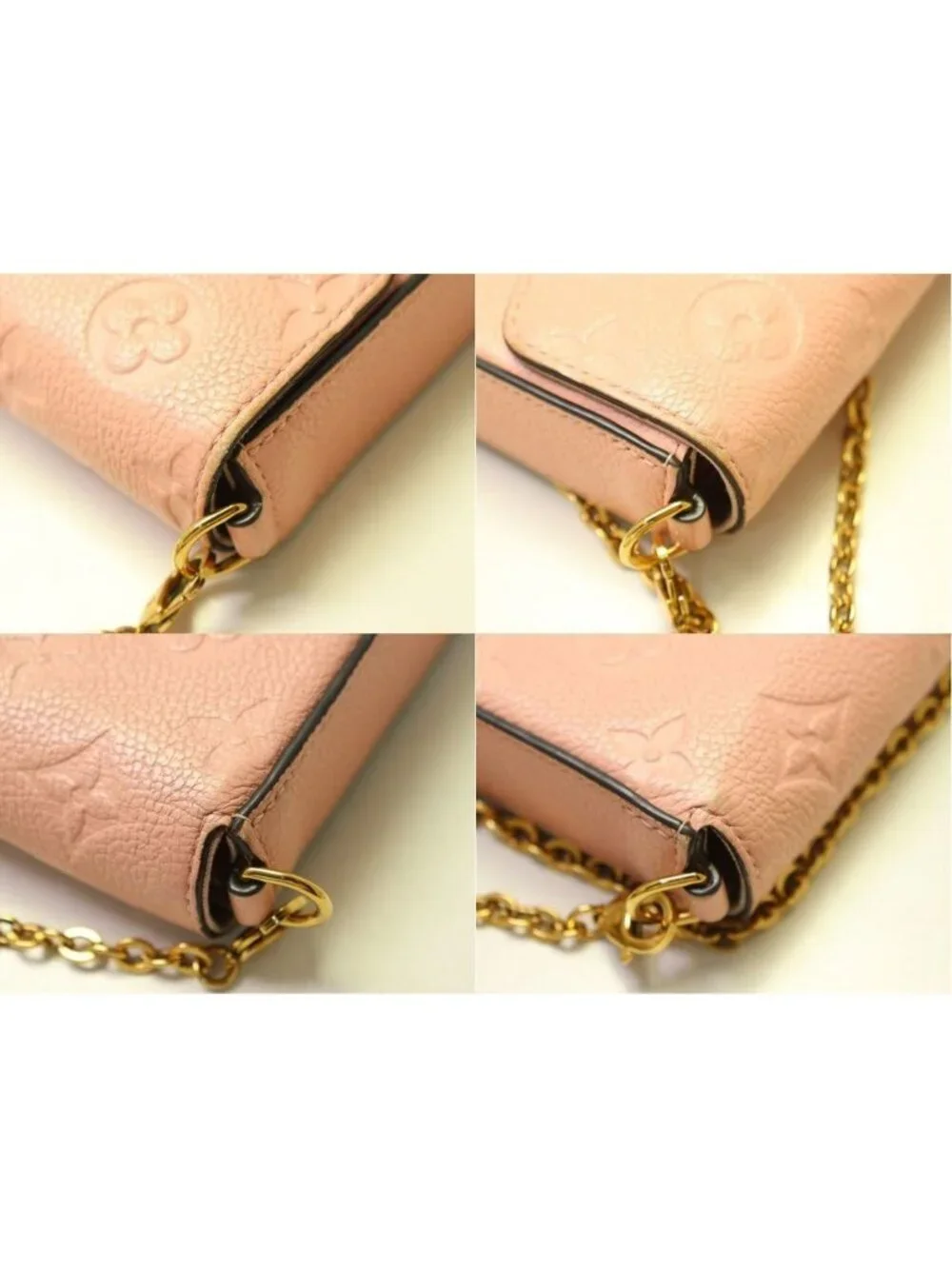 Louis Vuitton Monogram Empreinte Pochette Felicie Chain Wallet Shoulder Bag